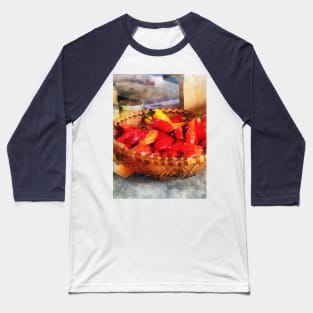 Food - Hot Peppers in Farmers Market Baseball T-Shirt